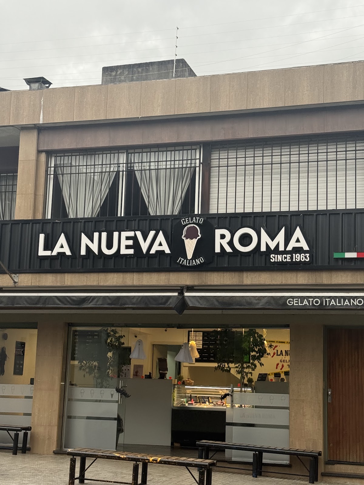 Fachada La Nueva Roma